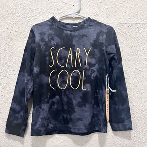 Rae Dunn Boys Halloween Long Sleeve Tee "Scary Cool" NWT Size 5